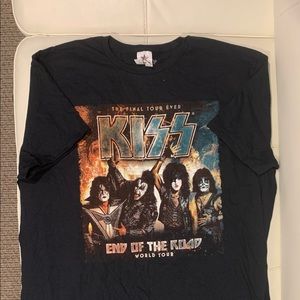 NWOT - KISS Final Tour Short Sleeves T-Shirt